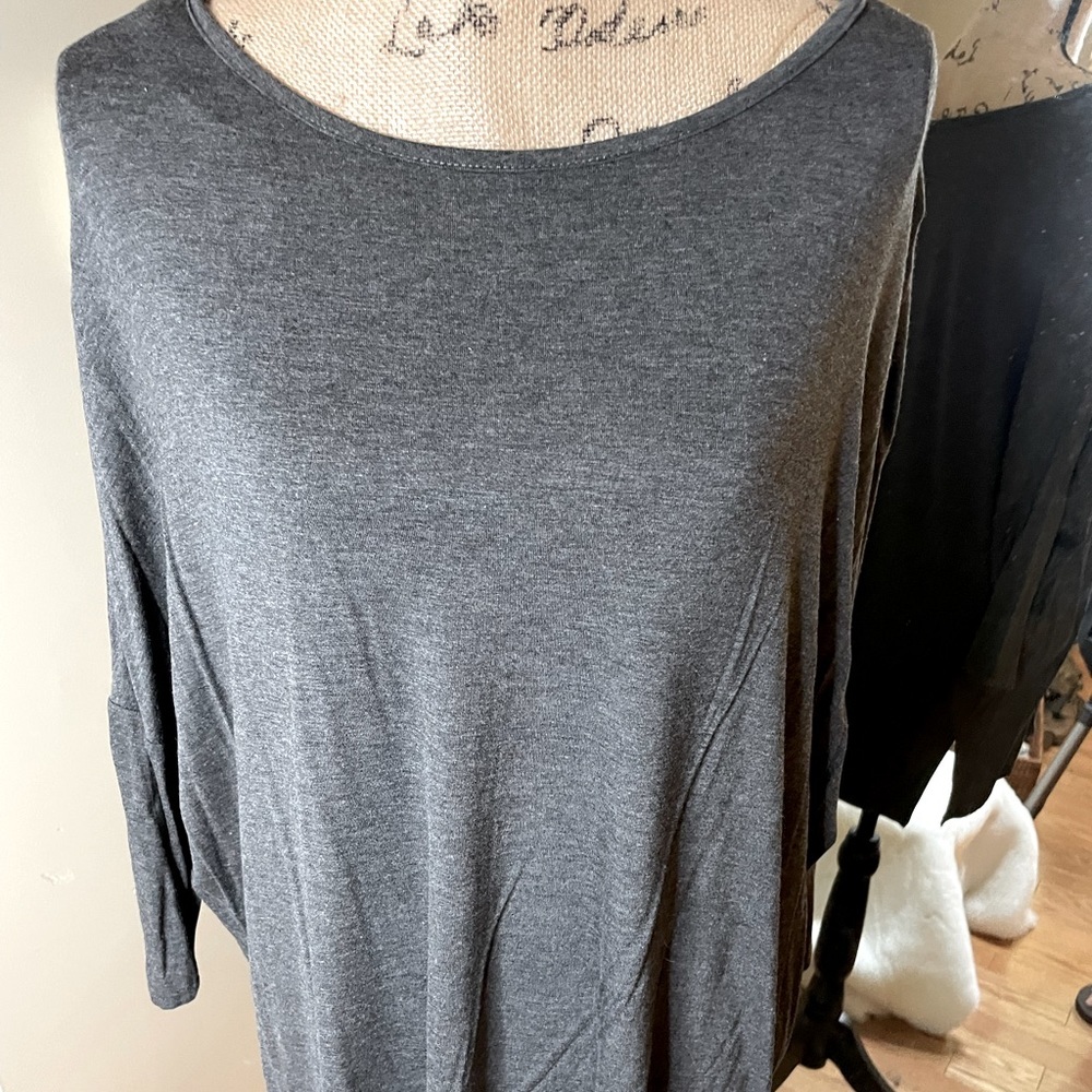 Grey loose knit dress/tunic